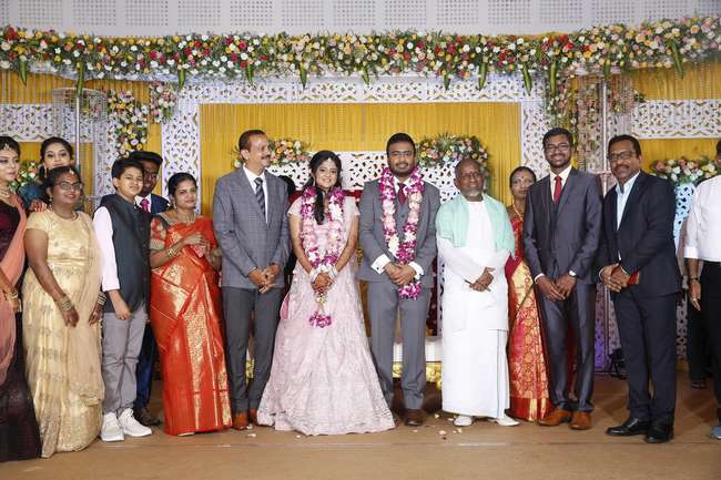 Actor Charlie Son Adhithiya Wedding Reception Stills